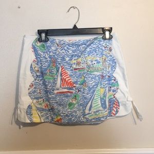 Lilly Pulitzer Skort in Get Nauti print